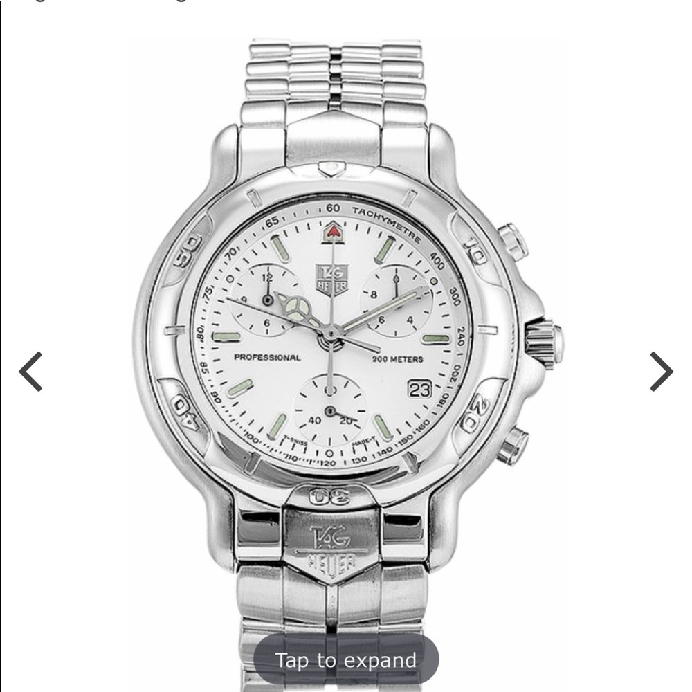 Tag Heuer 6000 chronograph watch